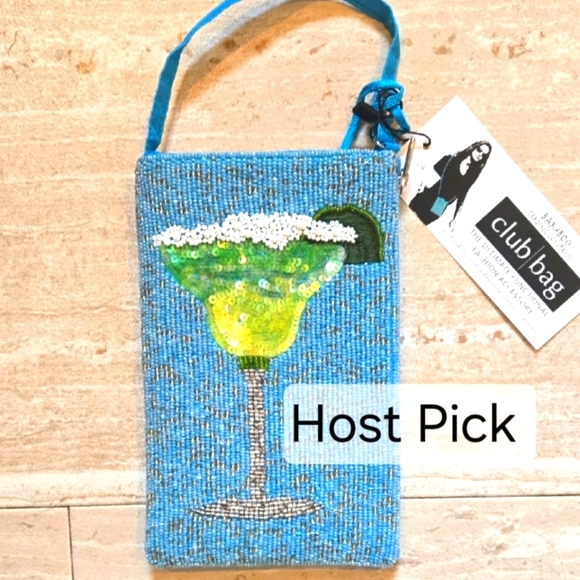 Bamboo Trading Company Handbags - NEW Bamboo Trading Company Versatile Beaded/Sequin Margarita Club Bag
